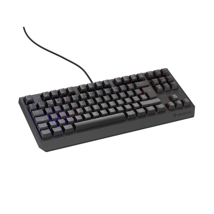 GENESIS Thor 230 TKL Teclado Gaming Mecánico Outemu Red, QWERTY Español, Retroiluminación LED RGB, USB, Negro 2