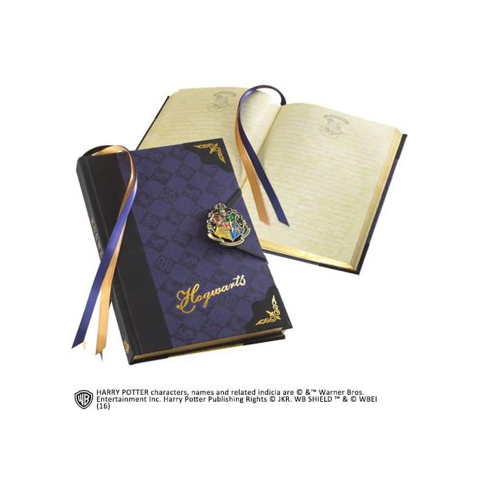 The Noble Collection Libreta Diario Harry Potter Hogwarts 27x17x2 cm con cierre de sello