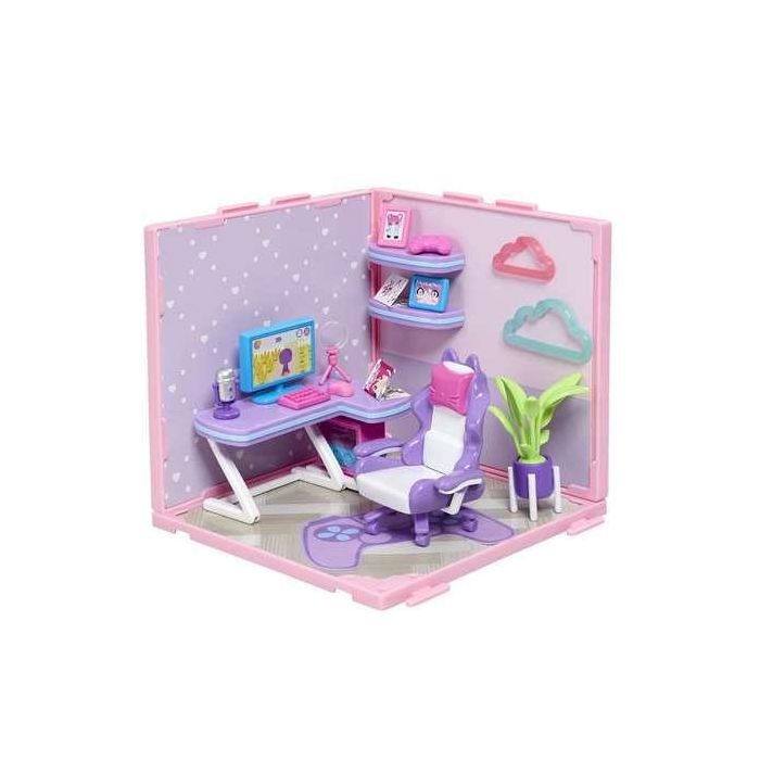 Bizak Diseña tu Sala Gamer Suite Spaces Incluye 20 Accesorios 2 Papeles de Pared 1 Papel de Suelo para Niños y Niñas a Partir de 6 Años Idioma Español 3