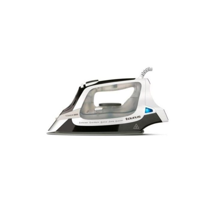 PLANCHA DE VAPOR TAURUS TITANIUM 2600 - 2600W - GOLPE DE VAPOR 160G/MIN - PUNTA PRECISIÓN - SUELA TITANIUM - FUNCIÓN SPRAY - ANTIGOTEO - ANTIGOTEO PLANCHA DE VAPOR TAURUS TITANIUM 2600 - 2600W - GOLPE DE VAPOR 160G/MIN - PUNTA PRECISIÓN - SUELA TITANIUM - FUNCIÓN SPRAY - ANTIGOTEO - ANTIGOTEO
