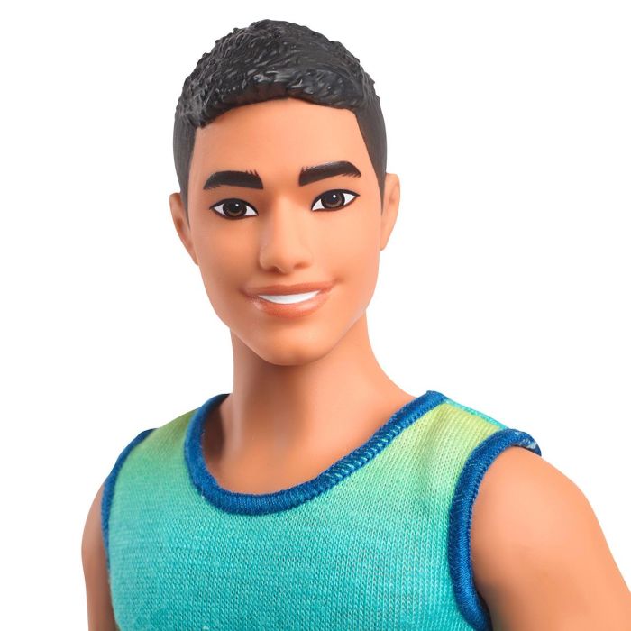 Barbie Hyv00 Muñeco Ken Fashionista Camiseta Degradada Azul Verde Cuerpo Ancho Pantalones Cortos Vaqueros Zapatillas Plateadas +3 Años 2 Barbie Hyv00 Muñeco Ken Fashionista Camiseta Degradada Azul Verde Cuerpo Ancho Pantalones Cortos Vaqueros Zapatillas Plateadas +3 Años 2