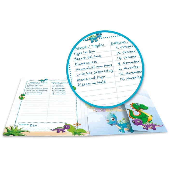 HERMA Sammelmappe A3 Dinos Pappe 5