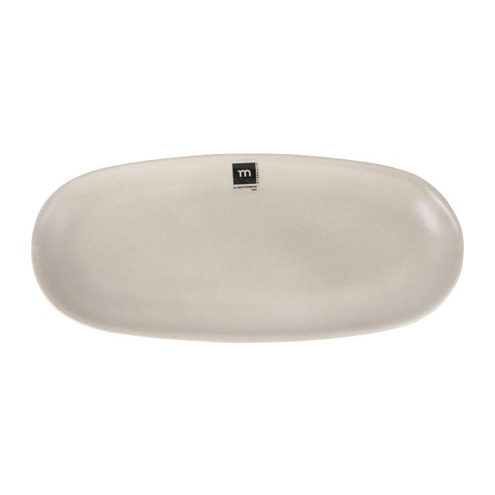 La Mediterranea Fuente Oval Alerre, Plato Grande de Servir, Dimensiones 33.8 x 15.3 x 2.5 cm, 697 g, Material Md (12 Unidades)