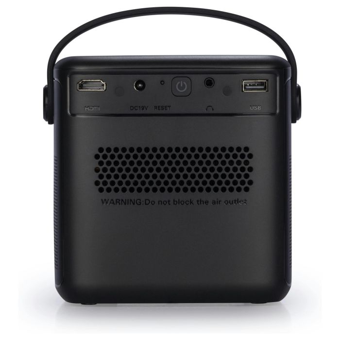 InFocus Crusader Challenger IN3008SL Proyector LED Full HD 1080p 350 Lúmenes Portátil con Batería Android TV Smart, WiFi, Bluetooth, 3D, HDR10, 43-130", Color Púrpura 1