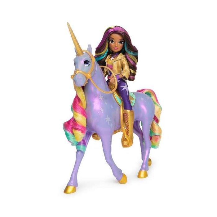 SPIN MASTER UNICORNIO CON FUNCIONES 28 CM WILDSTAR + MUÑECA 24 CM Unicorn Academy 4 SPIN MASTER UNICORNIO CON FUNCIONES 28 CM WILDSTAR + MUÑECA 24 CM Unicorn Academy 4