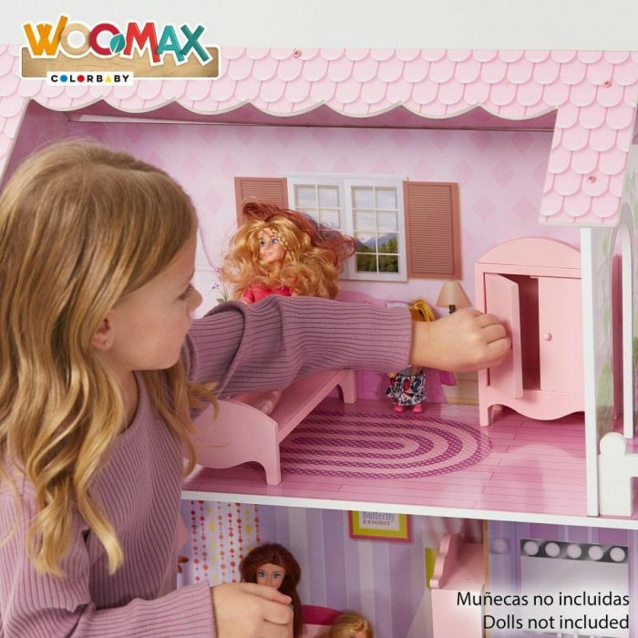Casa de muñecas de madera 80x31x112 cm 5 Casa de muñecas de madera 80x31x112 cm 5
