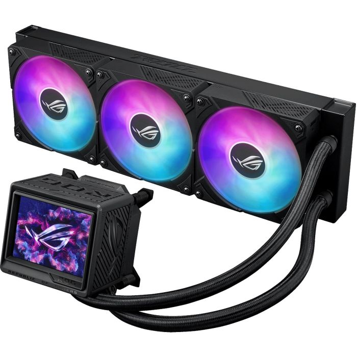 ASUS ROG RYUJIN III 360 ARGB EXTREME - Sistema de refrigeración líquida todo en uno - 3 ventiladores de 12 cm - Negro 11