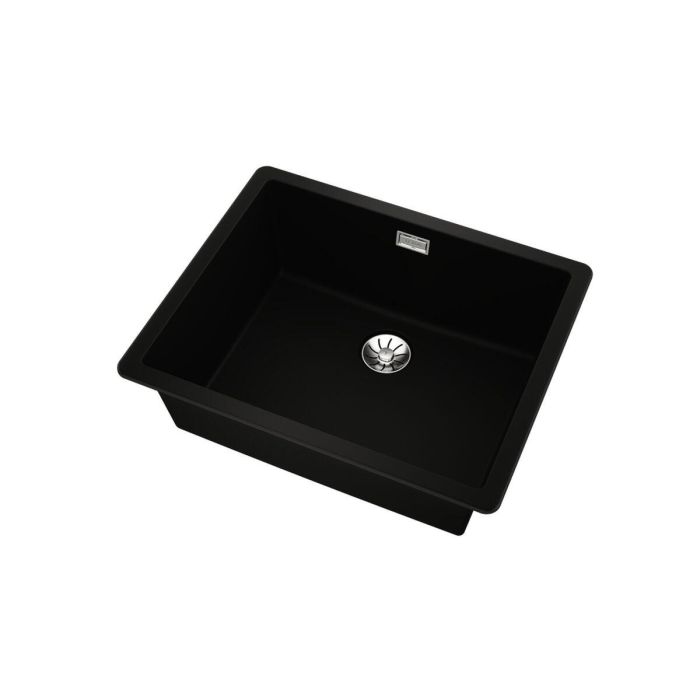 Fregadero de Un Seno Teka RADEA R10 50.40 Negro 1 Fregadero de Un Seno Teka RADEA R10 50.40 Negro 1