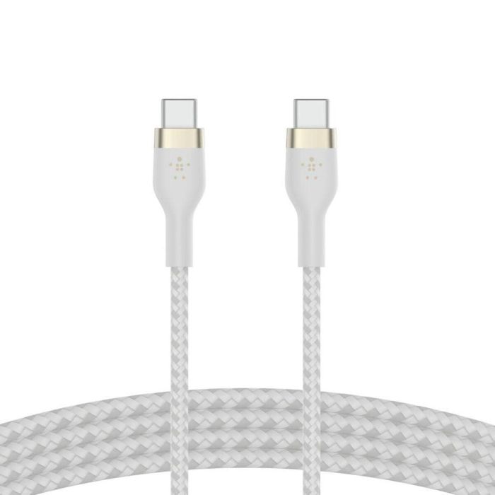 Cable USB-C Belkin CAB011BT1MWH Blanco 1 m 3