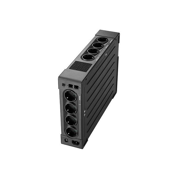 Eaton Ellipse Pro 1600 DIN UPS Línea Interactiva 1.6 kVA 1000W Voltaje Entrada 150-285V Salida 220-240V 8 Tomas Tipo F Negro 1