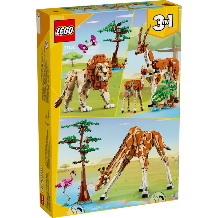 LEGO 31150 Creator 3en1 Safari Animales Salvajes, Juguete con Figuras: Jirafa, Gacelas y León 12 LEGO 31150 Creator 3en1 Safari Animales Salvajes, Juguete con Figuras: Jirafa, Gacelas y León 12