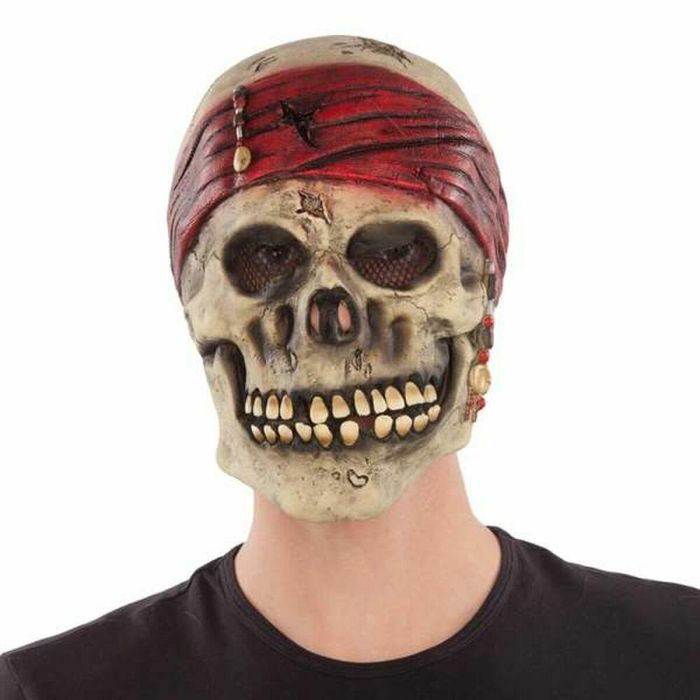 Full skull latex mask one size