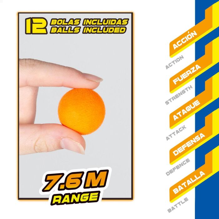 Pistola Lanzabolas Colorbaby 51 x 10 x 5 cm 6 Unidades 1 Pistola Lanzabolas Colorbaby 51 x 10 x 5 cm 6 Unidades 1