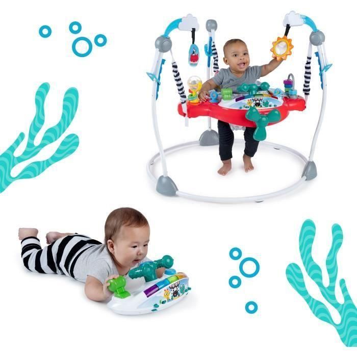 Saltador con juegos interactivos - BABY EINSTEIN - Ocean Explorers Airplane Adventure 2 en 1 - Con luces - 6 meses en adelante 1 Saltador con juegos interactivos - BABY EINSTEIN - Ocean Explorers Airplane Adventure 2 en 1 - Con luces - 6 meses en adelante 1