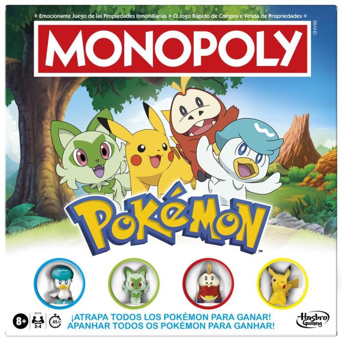 Monopoly G0716 Edición Pokemon, Juego de Mesa de Estrategia para Entrenadores, con Licencia Oficial Hasbro, Idioma Español, Edad +8 años 5 Monopoly G0716 Edición Pokemon, Juego de Mesa de Estrategia para Entrenadores, con Licencia Oficial Hasbro, Idioma Español, Edad +8 años 5