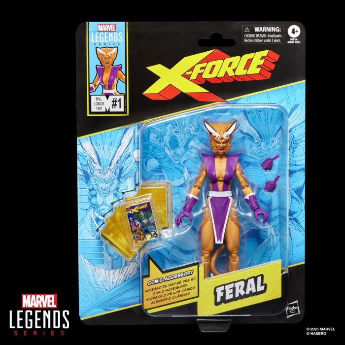 Figura Feral X-Force Marvel Legends Series 15cm 8