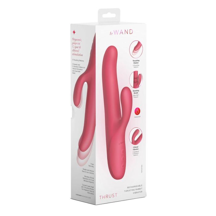 Vibrador Doble Estimulación Le Wand Rosa 1 Vibrador Doble Estimulación Le Wand Rosa 1