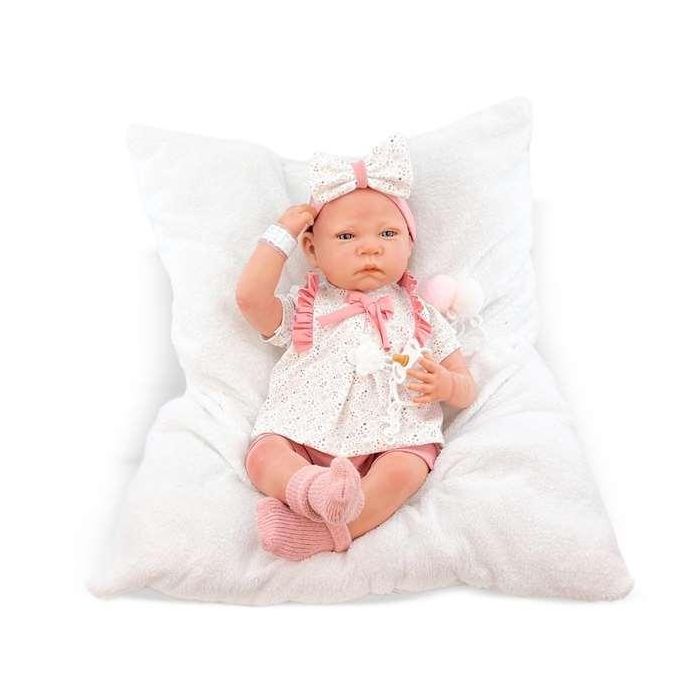 Reborn sin mecanismo lazo cabeza blanco ref: 8215-24 50 cm Reborn sin mecanismo lazo cabeza blanco ref: 8215-24 50 cm