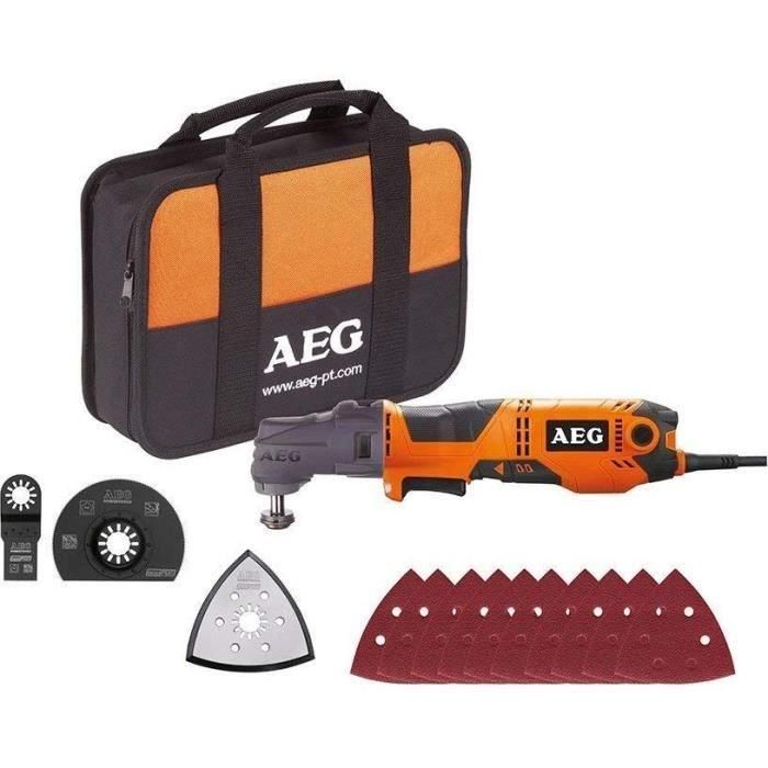Multiherramienta AEG POWERTOOLS 300 vatios + cuchillas y accesorios 3 Multiherramienta AEG POWERTOOLS 300 vatios + cuchillas y accesorios 3