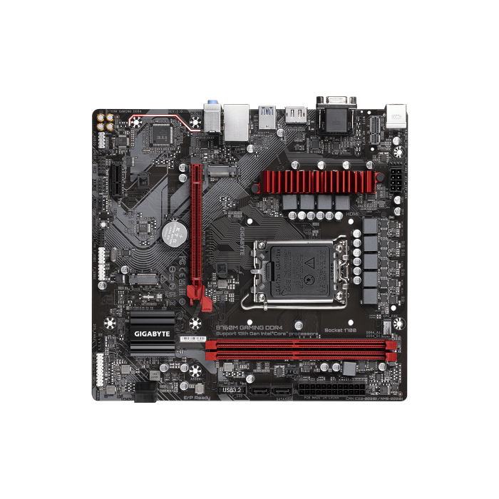 Gigabyte B760M GAMING DDR4 Placa Base Micro ATX para Intel LGA 1700, 12ª/13ª Gen, PCIe 4.0, 2 M.2, LAN 2.5 GbE 3 Gigabyte B760M GAMING DDR4 Placa Base Micro ATX para Intel LGA 1700, 12ª/13ª Gen, PCIe 4.0, 2 M.2, LAN 2.5 GbE 3