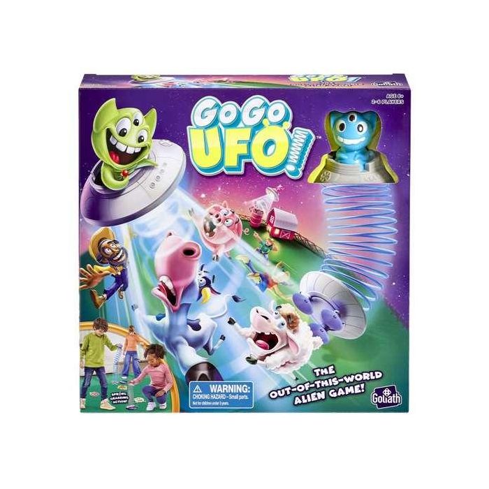 Juego go go ufo. obten la mayor cantidad de animales para ganar. muelle accion rebote.