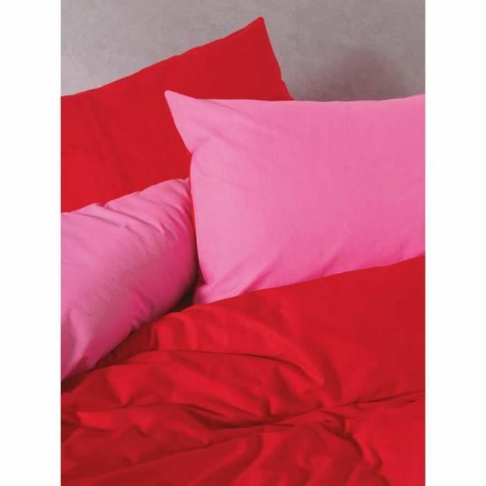 ASI8684283036523 Juego de Cama Completo - Funda Nórdica 220x240cm + 2 Fundas Almohada 60x60cm - 100% Algodón Rojo 1 ASI8684283036523 Juego de Cama Completo - Funda Nórdica 220x240cm + 2 Fundas Almohada 60x60cm - 100% Algodón Rojo 1