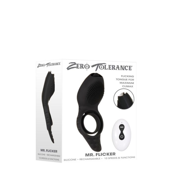 Anillo para el Pene Zero Tolerance Negro 5