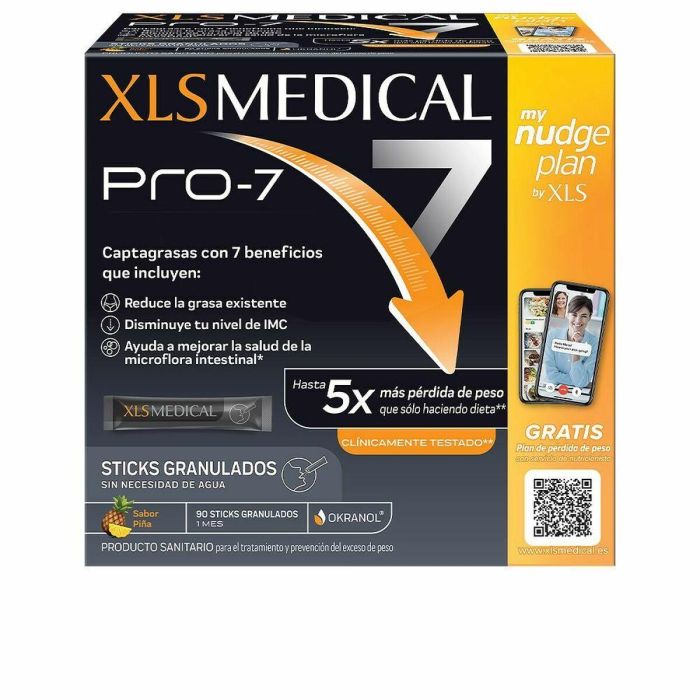 XLS Medical PRO-7 Captagrasas Sticks Granulados 90 U