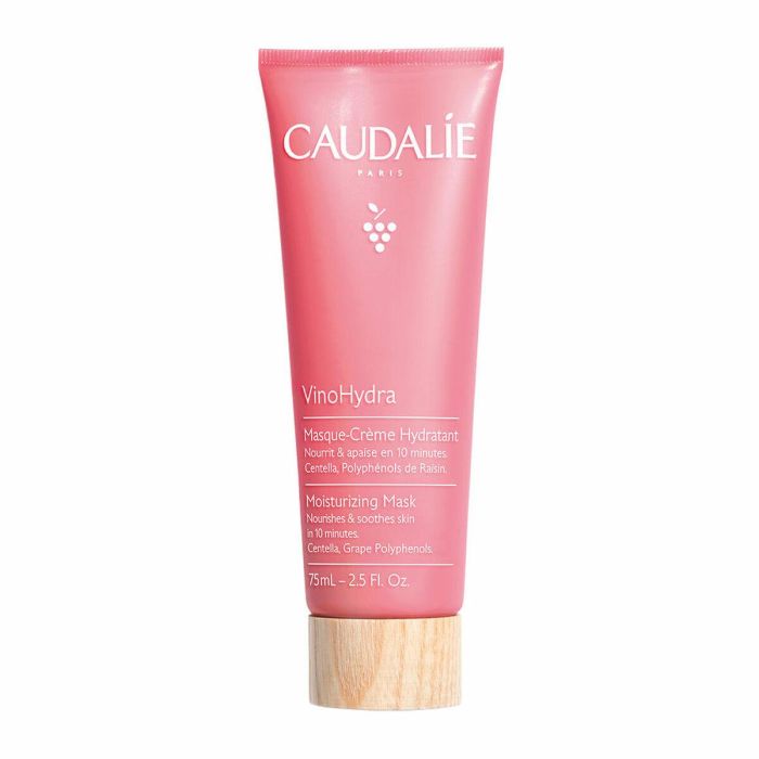 Caudalie (271/021) VINOHYDRA Mascarilla-Crema Hidratante Facial Nutritiva para Piel Seca y Sensible 75 ml - Vegana Sin Parabenos