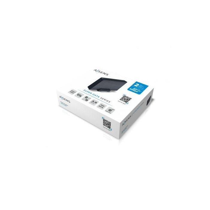 Aisens Caja Externa 3.5" Ase-3530B SATA a USB 3.0-USB 3.1 Gen1 Negro para Discos Duros de 3.5" 3