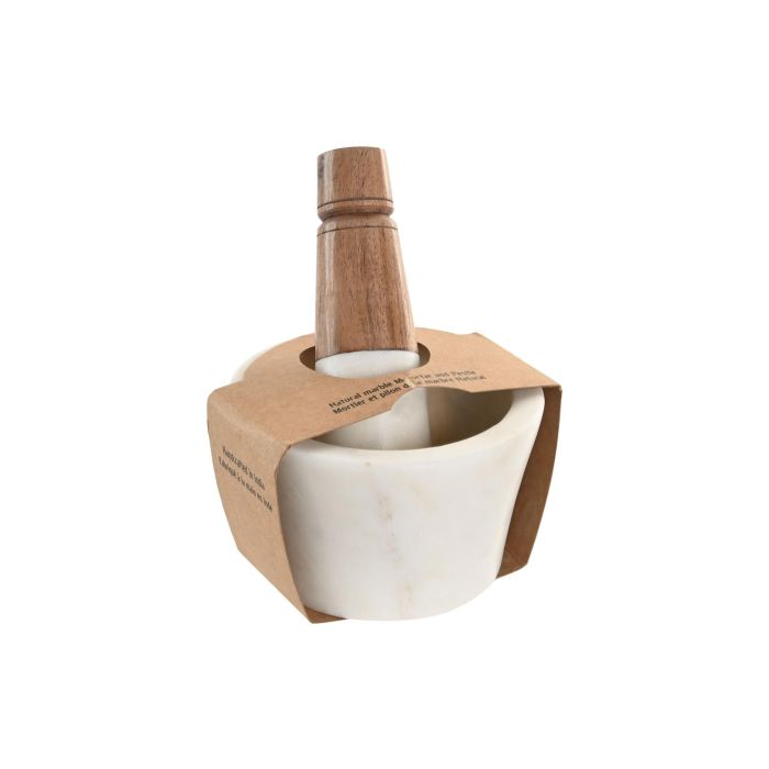 Mortero Urban DKD Home Decor Blanco Natural 10 x 6.5 x 10 cm 1 Mortero Urban DKD Home Decor Blanco Natural 10 x 6.5 x 10 cm 1