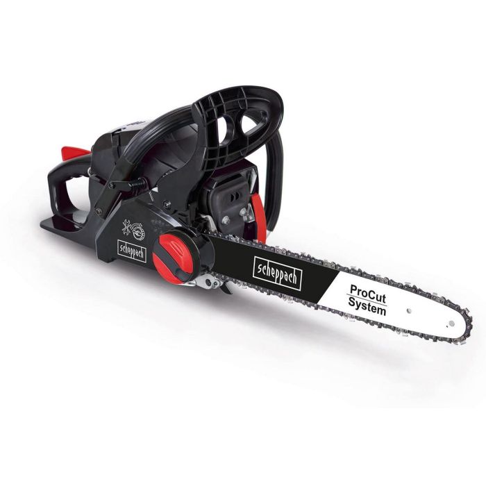 Scheppach CSP41 Motosierra de Gasolina 41 CC - 40 cm con Tensión de Cadena Sin Herramientas, Barra Guía y Cadena ProCut 2 Scheppach CSP41 Motosierra de Gasolina 41 CC - 40 cm con Tensión de Cadena Sin Herramientas, Barra Guía y Cadena ProCut 2