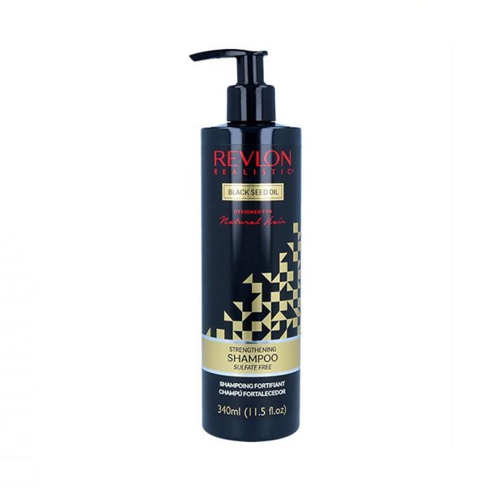 Revlon Real Black Seed Strength Champú 340 ml