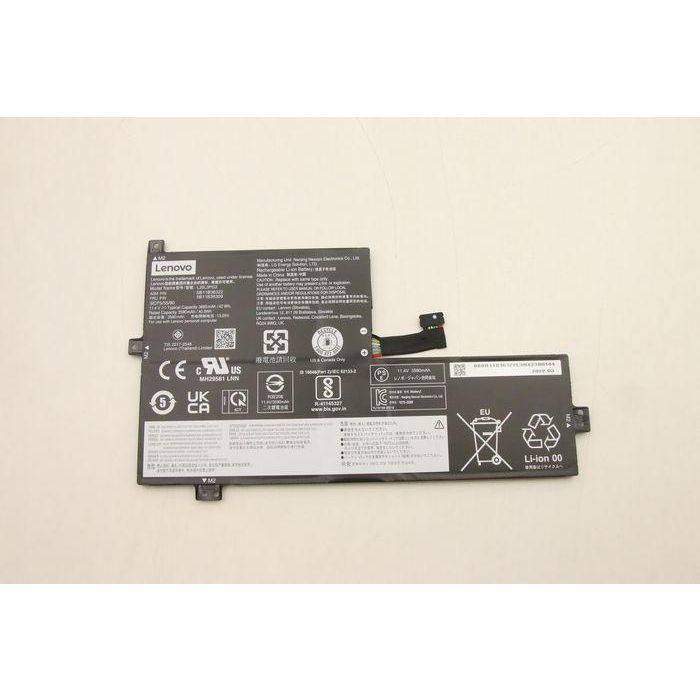 Lenovo 3-cell laptop battery, 11.4V voltage, 42Wh capacity, designed for Lenovo 500e Gen3 notebooks, lightweight at 0.3 kg.