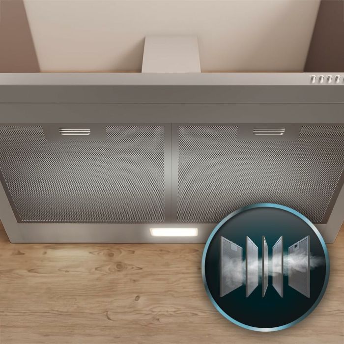 Campana Convencional Cecotec Bolero Flux PM 606500 Inox A 4