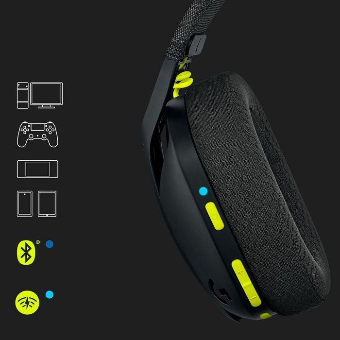 Auriculares Gaming Inalámbrico con Micrófono Logitech G435/ Bluetooth/ Negros y Amarillos 3 Auriculares Gaming Inalámbrico con Micrófono Logitech G435/ Bluetooth/ Negros y Amarillos 3