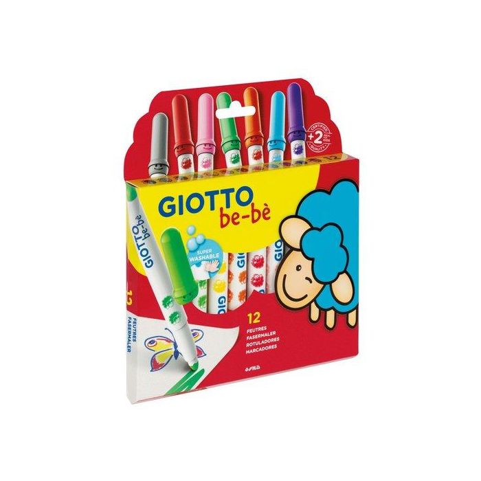 Rotulador Fibra Giotto Bebe Super De 12
