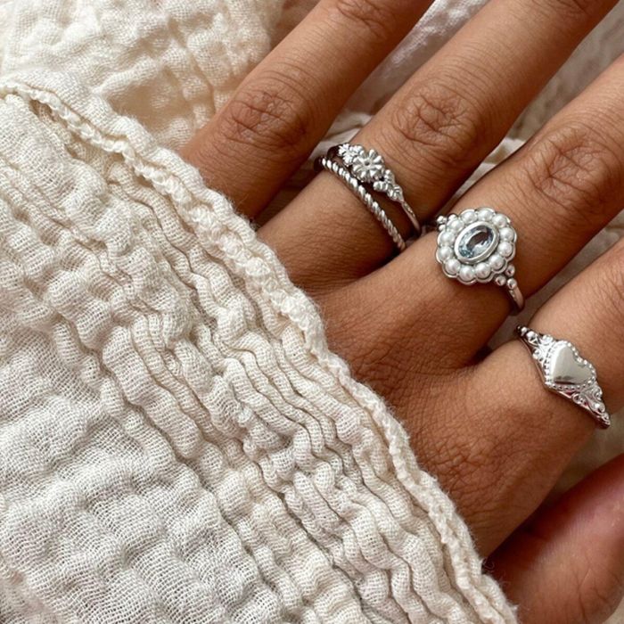 Anillo Mujer 24KAE 12416S/56 16 Plateado 2