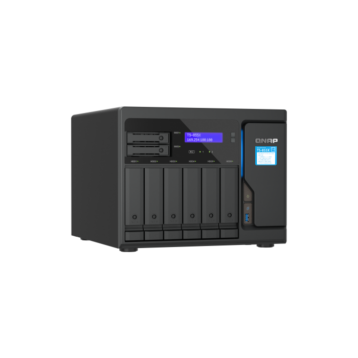 QNAP TS-855X SAN Torre Ethernet Negro C5125 1 QNAP TS-855X SAN Torre Ethernet Negro C5125 1