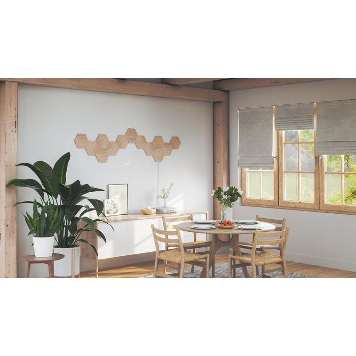 Panel LED Nanoleaf NL52-K-3002HB-13PK Blanco Marrón 4000 K 14 Panel LED Nanoleaf NL52-K-3002HB-13PK Blanco Marrón 4000 K 14