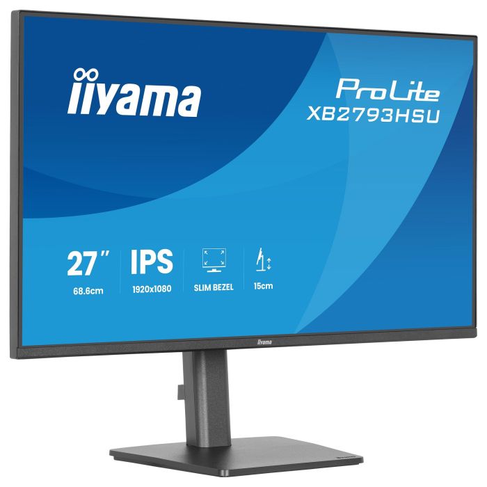 iiyama ProLite XB2793HSU-B1 Monitor 27" Full HD (1920x1080) IPS 120Hz 1ms AMD FreeSync Altavoces HDMI DisplayPort USB Negro 15