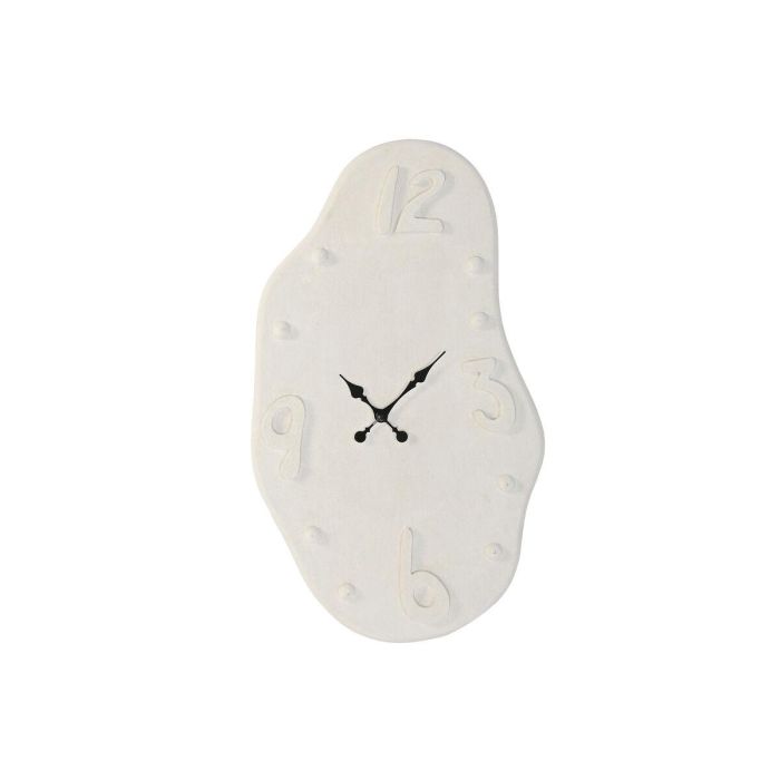 DKD Home Decor Reloj de Pared Scandi Blanco MDF 60 x 100 cm