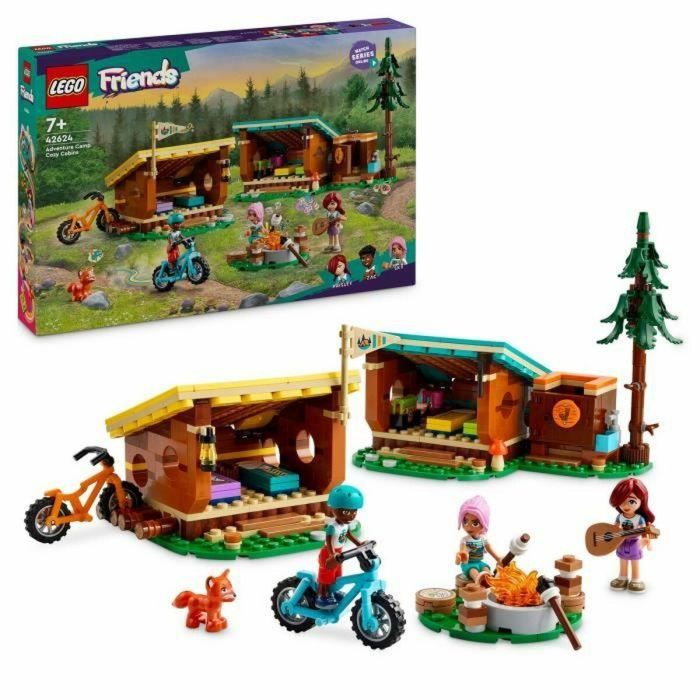 LEGO Friends 42624 Las acogedoras cabañas del centro de ocio - Set Naturaleza