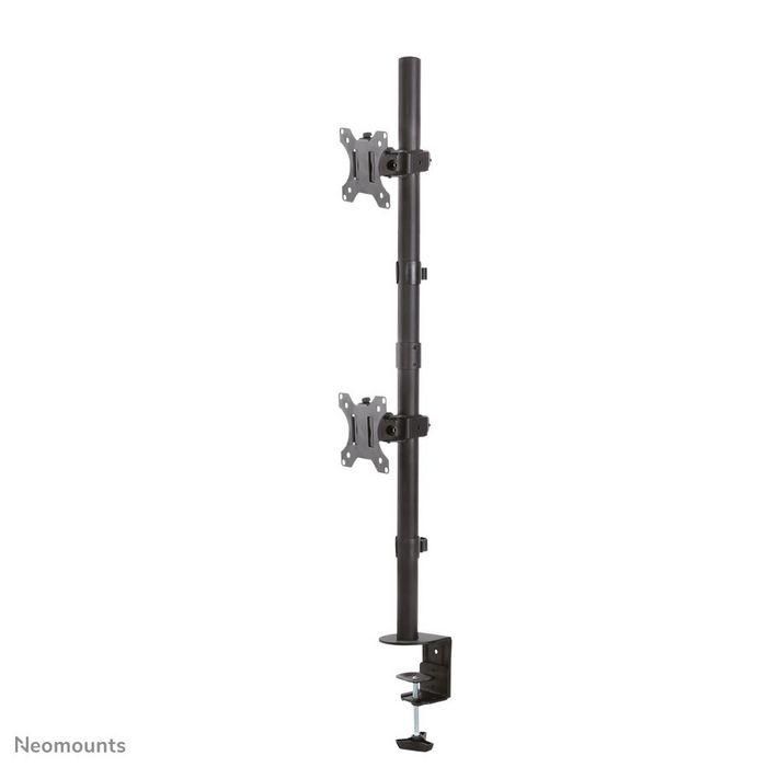 Neomounts Full Motion Dual Desk Mount (Clamp & Grommet) For Two 10-32" Monitor Screens - Black 1 Neomounts Full Motion Dual Desk Mount (Clamp & Grommet) For Two 10-32" Monitor Screens - Black 1