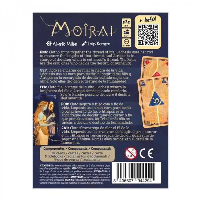 Devir Moirai Pocket Juego de Cartas para 2-4 Jugadores, 10+ Años, 20-30 Minutos 3