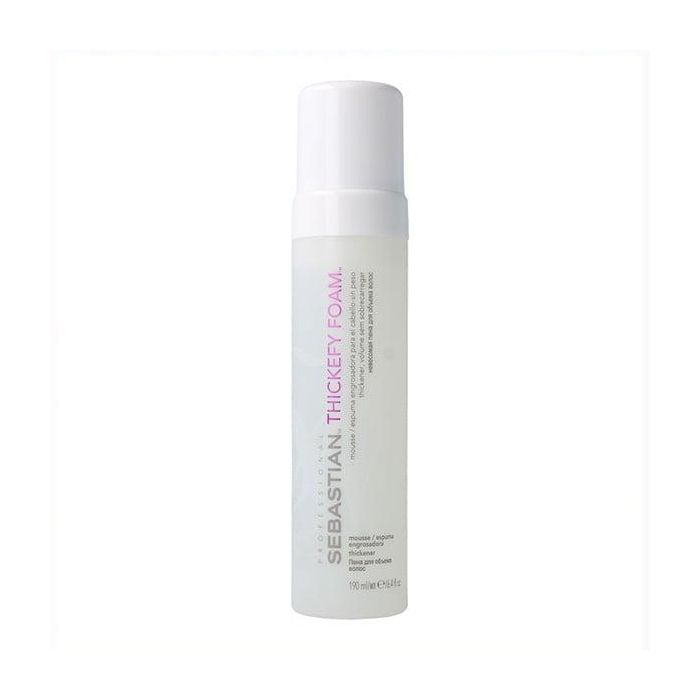Sebastian Professionals THICKEFY FOAM Espuma de peinado para Volumen, Cuerpo y Fijación Flexible Duradera en Cabello Fino 190 ml