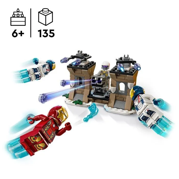 LEGO 76288 Iron Man y la Legión de Hierro contra el Soldado Hydra, Set de Los Vengadores 1