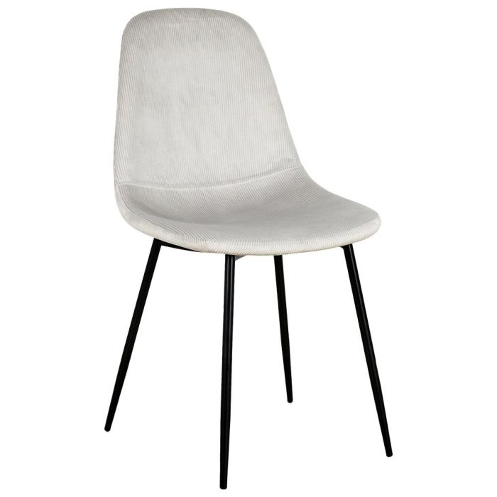 Silla Terciopelo Gris Claro Gi Home Deco Factory