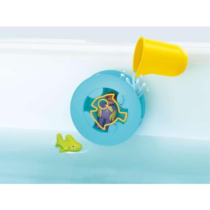 Rueda De Agua Con Bebé Tiburón Junior 71688 Playmobil 4