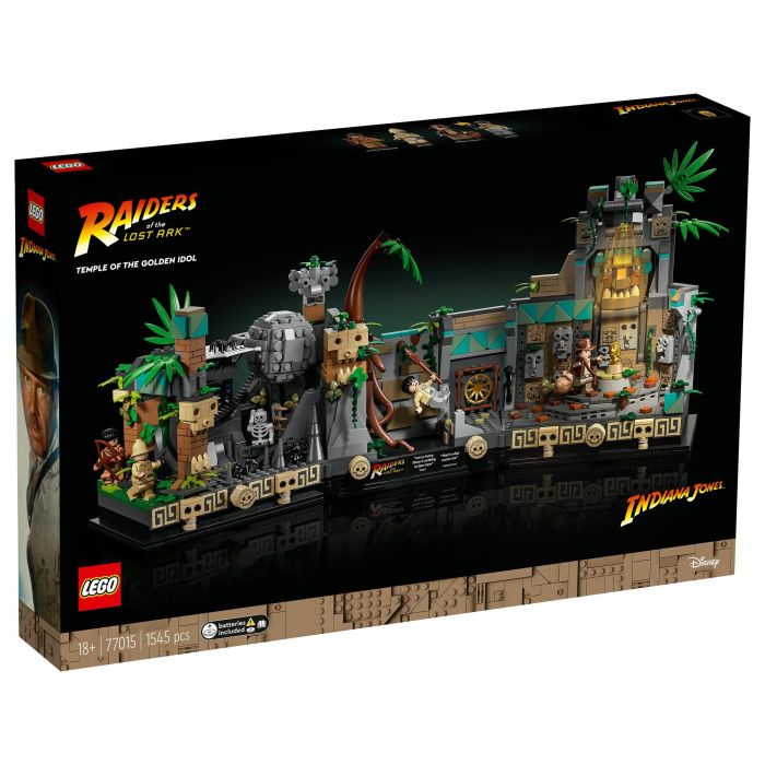 LEGO Indiana Jones 77015 Templo del Ídolo Dorado - Set de Construcción de 1545 Piezas para Adultos 18+